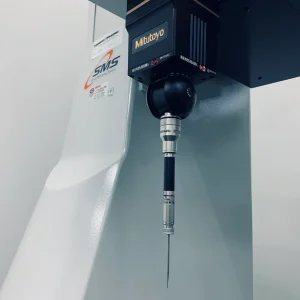 CMM machine probe by experienced technician