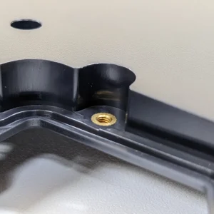 Hot press of insert nut